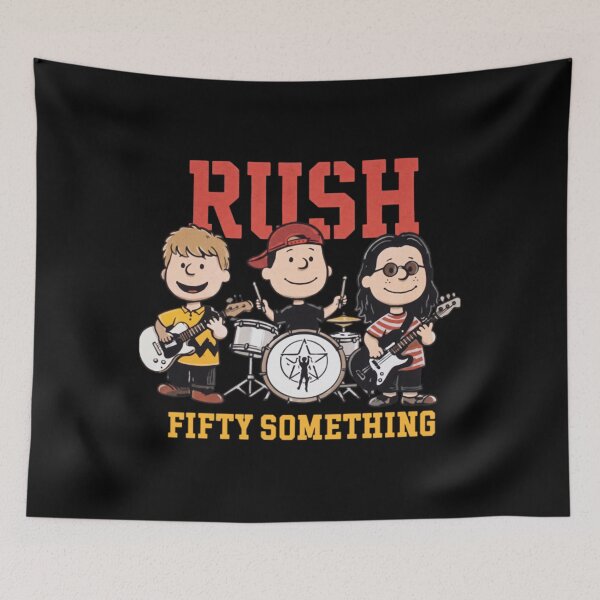 Item preview, RUSH Fifty Something Cartoon Style - Rush Band designed and sold by AmetheaVex.