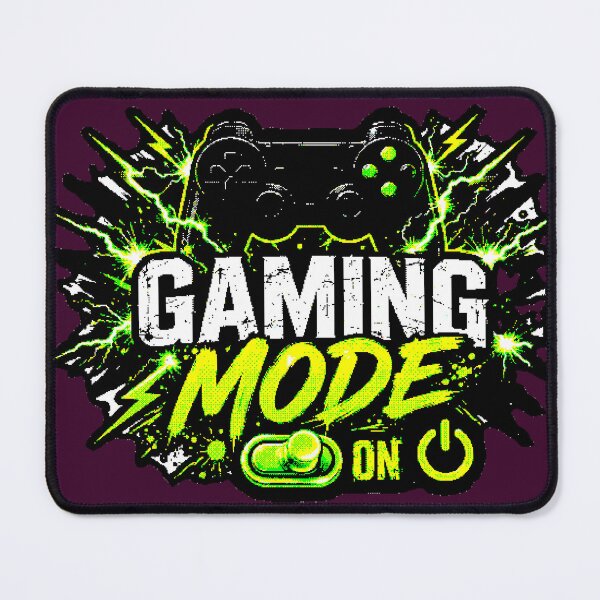 Item preview, Gaming Mode ON | Gamer Sticker with Controller and Neon Effect designed and sold by AstronautMerch.
