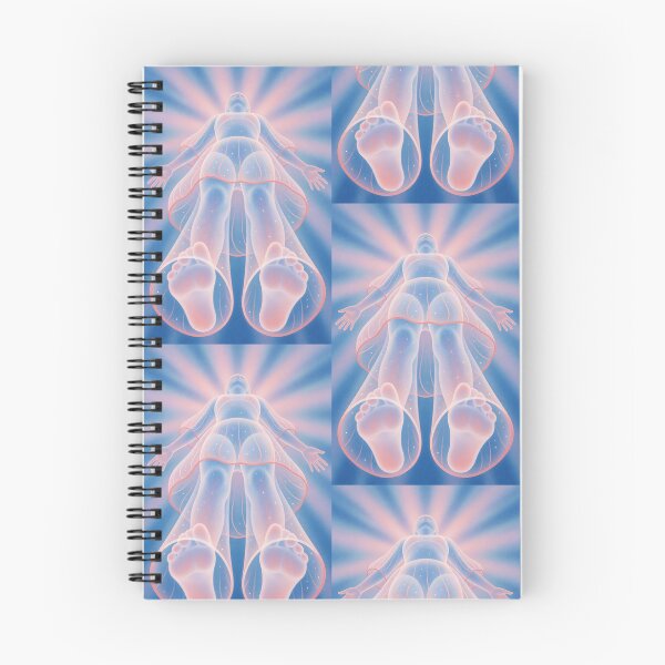 Item preview, Ethereal Glowing Human Silhouette Abstract Art designed and sold by AnamikaArtVibe.