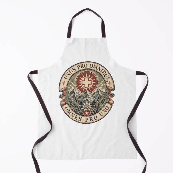 Item preview, Swiss Latin Motto Vintage Alpine Hiking Switzerland designed and sold by AntiqueImages.