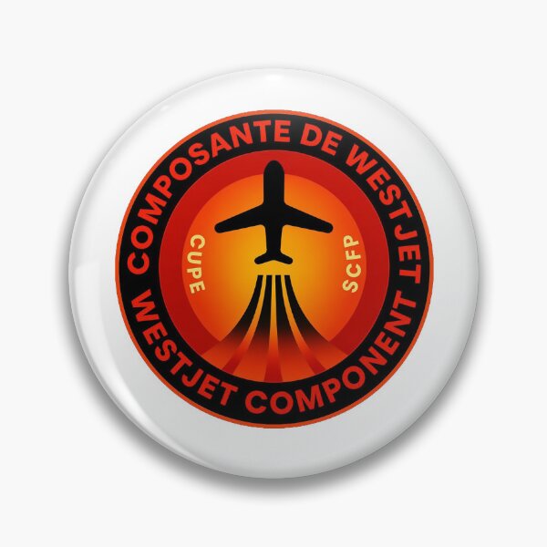 Item preview, WestJet Component CUPE SCFP Aviation Badge designed and sold by anierladsas.