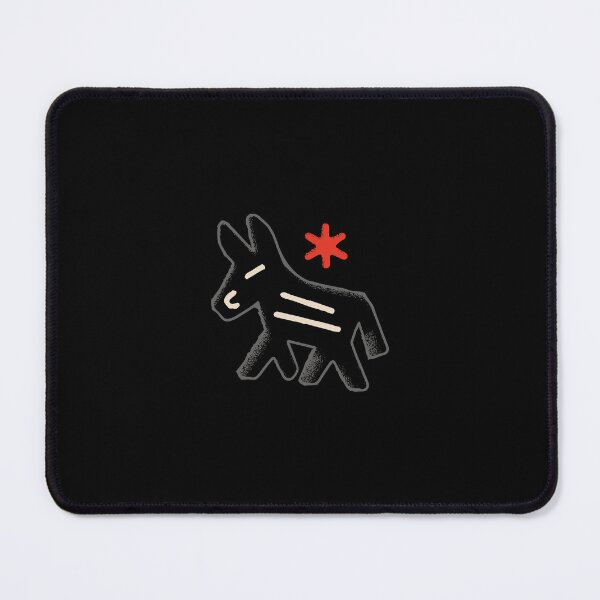 Item preview, Donkey Illustration Red Star Sticker T-Shirt Design 127sm designed and sold by 127sm.