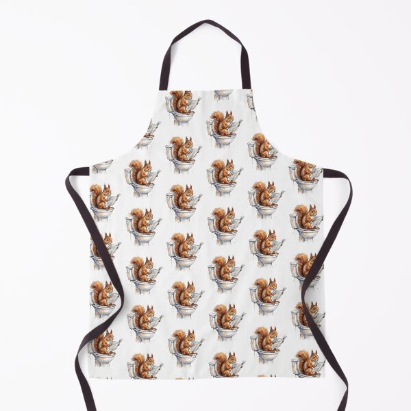 Item preview, Squirrel On Toilet designed and sold by Roy & Tiffany.