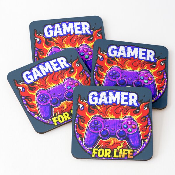 Item preview, Gamer For Life | Controller with Flames Gamer Design designed and sold by AstronautMerch.