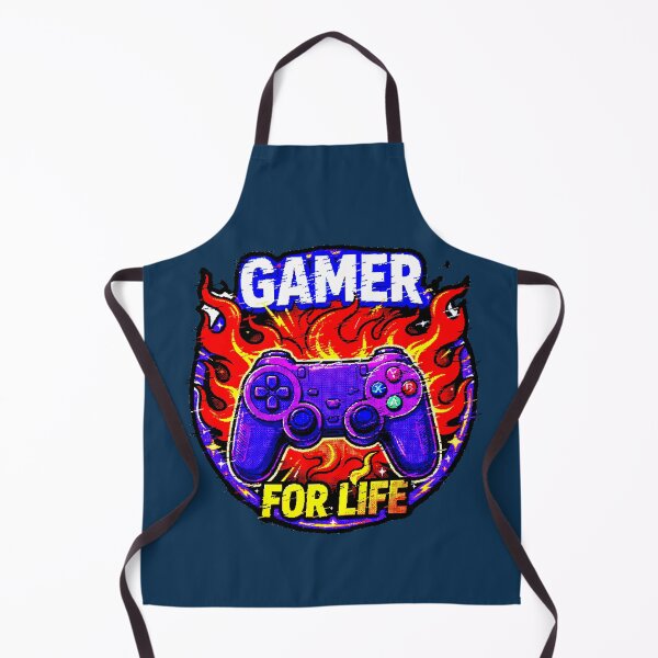 Item preview, Gamer For Life | Controller with Flames Gamer Design designed and sold by AstronautMerch.