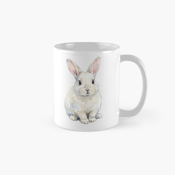 Item preview, White Bunny Sitting designed and sold by Tiffany Roy.