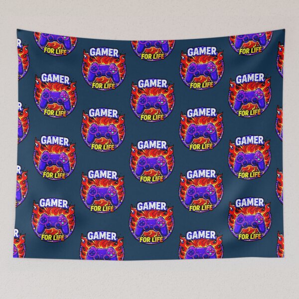 Item preview, Gamer For Life | Controller with Flames Gamer Design designed and sold by AstronautMerch.