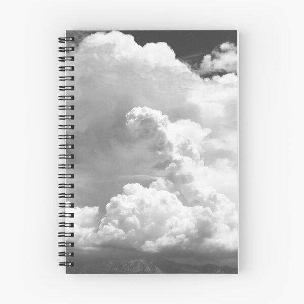 Item preview, Elegantly Billowing Clouds Above Mountains Black And White  designed and sold by DEC02.