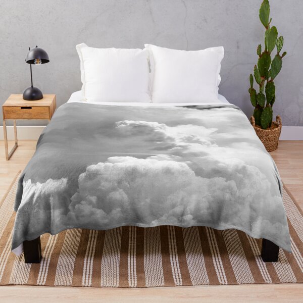 Item preview, Elegantly Billowing Clouds Above Mountains Black And White designed and sold by DEC02.