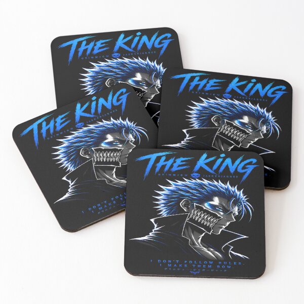 Item preview,  The King- Blue Spiky Hair Villain Design designed and sold by TTdesigns123.