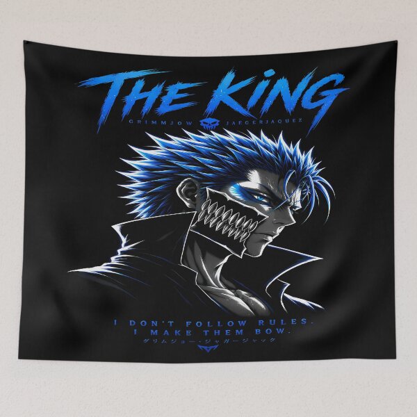 Item preview,  The King- Blue Spiky Hair Villain Design designed and sold by TTdesigns123.