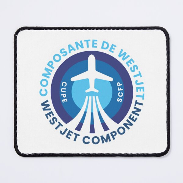 Item preview, WestJet Component CUPE SCFP Blue Flight Badge designed and sold by anierladsas.