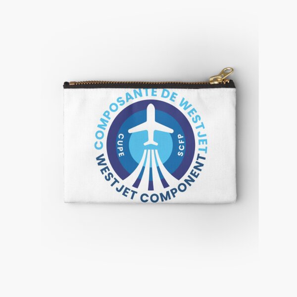 Item preview, WestJet Component CUPE SCFP Blue Flight Badge designed and sold by anierladsas.