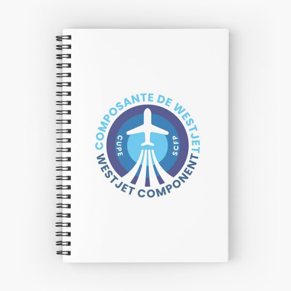 Item preview, WestJet Component CUPE SCFP Blue Flight Badge designed and sold by anierladsas.