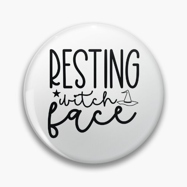 Item preview, Resting Witch Face - Retro Autumn Halloween Vibes Quotes Spooky USA Apparel designed and sold by FuzionRaptor.