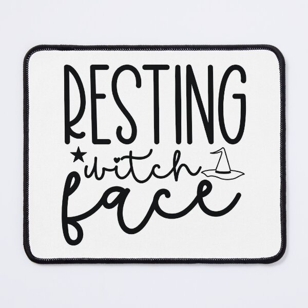 Item preview, Resting Witch Face - Retro Autumn Halloween Vibes Quotes Spooky USA Apparel designed and sold by FuzionRaptor.