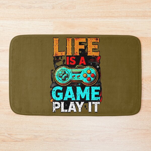 Item preview, Life Is A Game Play It | Vintage Retro Gamer Design designed and sold by AstronautMerch.