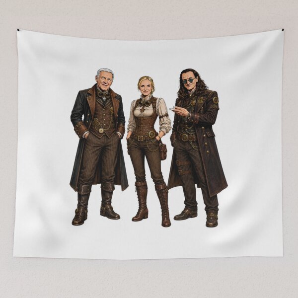 Item preview, 3.0 - The New Triumvirate - Steampunk - Rush Band designed and sold by AmetheaVex.