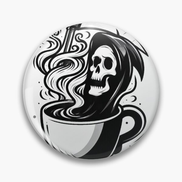 Item preview, Coffee First Grim Reaper Dark Humor 2 designed and sold by Kermancius.