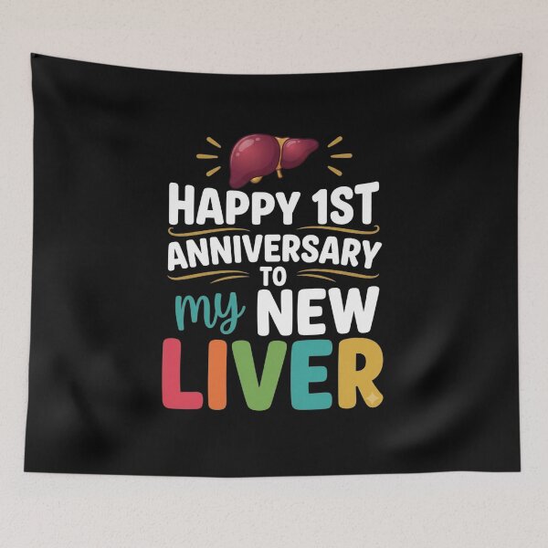 Item preview, 1st Anniversary Liver Transplant Survivor T-Shirt | One Year Strong Organ Donation Awareness Graphic Gift designed and sold by Trendably.