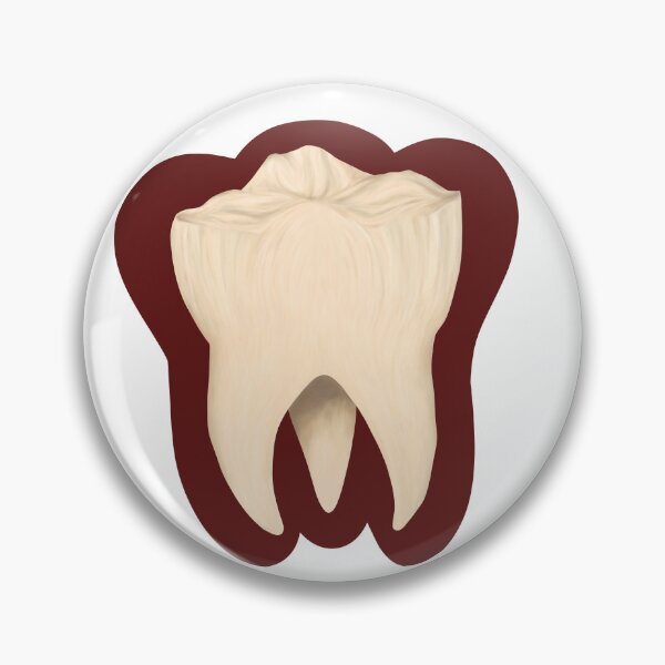 Item preview, Molar Tooth Red Outline designed and sold by Shnuch.