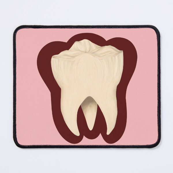 Item preview, Molar Tooth Red Outline designed and sold by Shnuch.
