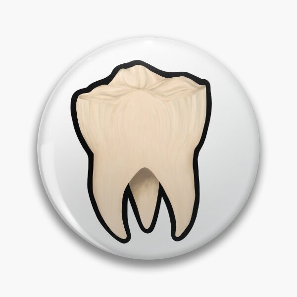 Item preview, Molar Tooth Black Outline designed and sold by Shnuch.