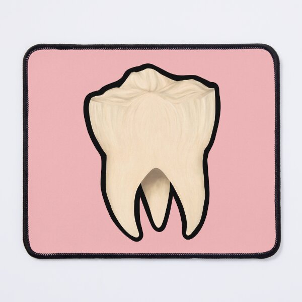 Item preview, Molar Tooth Black Outline designed and sold by Shnuch.