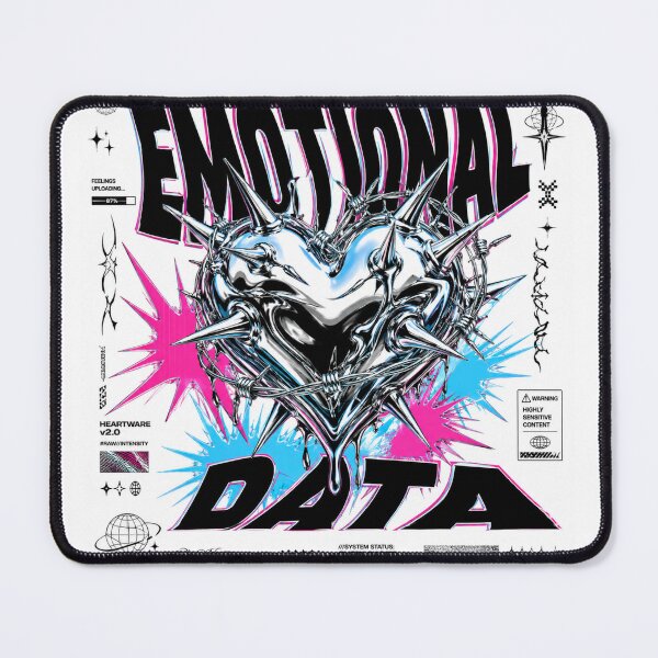 Item preview, Liquid Chrome Cyber Heart Anti Design Y2K Sticker Graphic designed and sold by zdzdesigner.