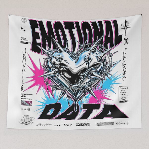 Item preview, Liquid Chrome Cyber Heart Anti Design Y2K Sticker Graphic designed and sold by zdzdesigner.