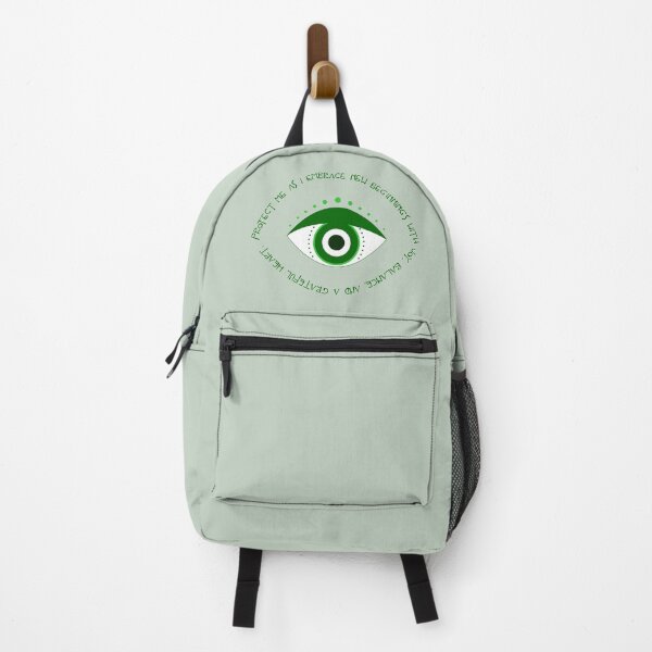 Item preview, Evil Eye Mantra for New Beginnings - Dark Green Eye designed and sold by TheThankfulTyne.