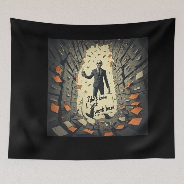 Item preview, I DON'T KNOW I JUST WORK HERE designed and sold by joetrade.