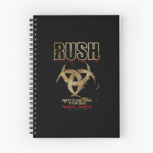 Item preview, Rush Fifty Something Tour 2026 North America Vintage Rock Design - Rush Band designed and sold by AmetheaVex.