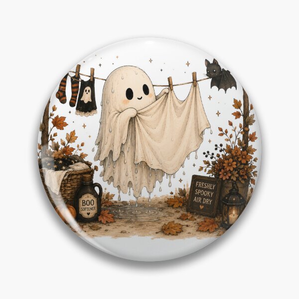Item preview, Ghost Laundry Day designed and sold by DustyCuriositie.