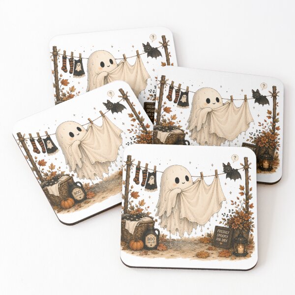 Item preview, Ghost Laundry Day designed and sold by DustyCuriositie.