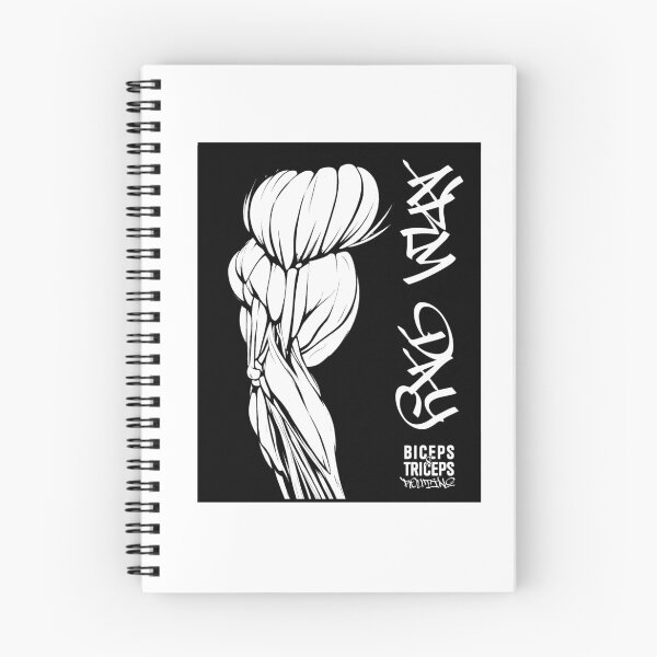 Item preview, Arm Day Biceps & Triceps - Urban Calligraphy Gym Streetwear designed and sold by cyareq.