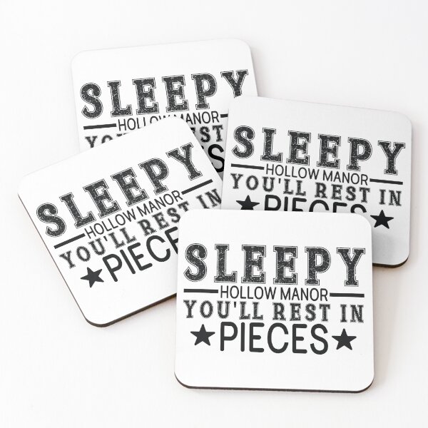 Item preview, Sleepy Hollow Manor Rest In Pieces - Retro Autumn Halloween Vibes Quotes Spooky USA Apparel designed and sold by FuzionRaptor.