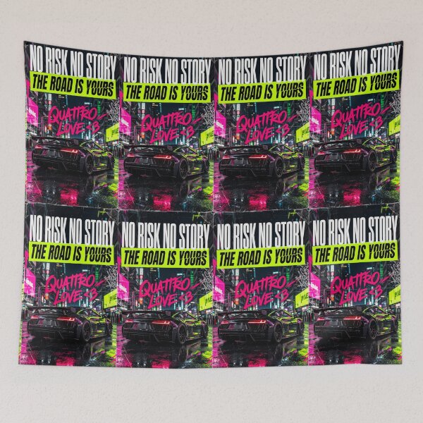Item preview, Mid Engine V10 All Wheel Drive Neon Cyberpunk Supercar designed and sold by RevUpDesign.