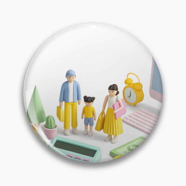 Item preview, Cute Isometric Workspace Desk Setup Sticker | Office Desk Aesthetic Design designed and sold by Brandady.