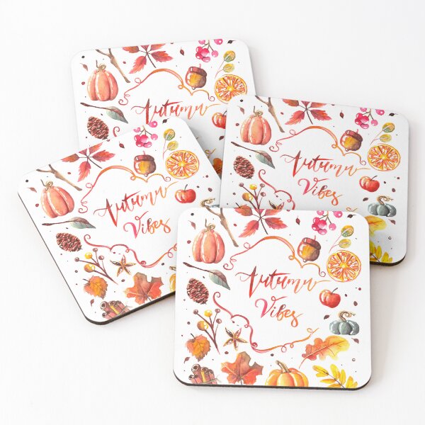Item preview, AUTUMN VIBES | Cozy Fall Botanical Illustration | Autumn Aesthetic Watercolor Art designed and sold by CaroEscalante.