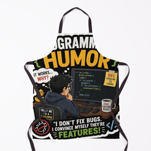 Item preview, Programming Humor: Bugs Are Features designed and sold by Kushwaha18.