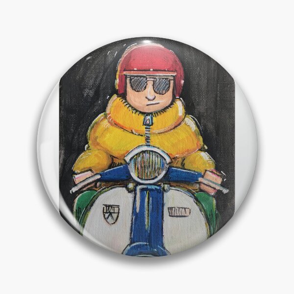 Item preview, Classic Scooter | Vintage Scooter Riders | Scooterist, Retro Mod Inspired Art designed and sold by GWARTGB.