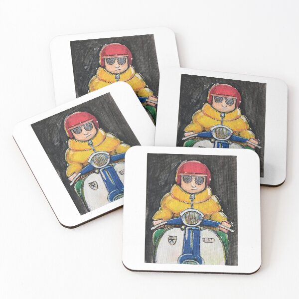 Item preview, Classic Scooter | Vintage Scooter Riders | Scooterist, Retro Mod Inspired Art designed and sold by GWARTGB.