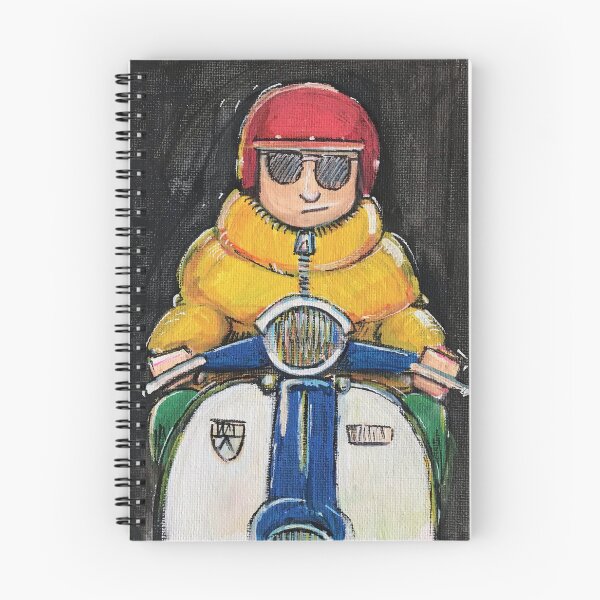 Item preview, Classic Scooter | Vintage Scooter Riders | Scooterist, Retro Mod Inspired Art designed and sold by GWARTGB.