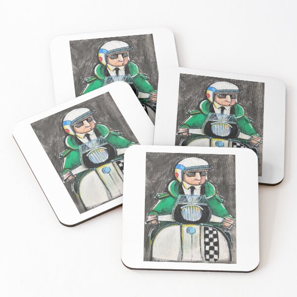 Item preview, Classic Scooter | Vintage Scooter Riders | Scooterist, Retro Mod Inspired Art designed and sold by GWARTGB.