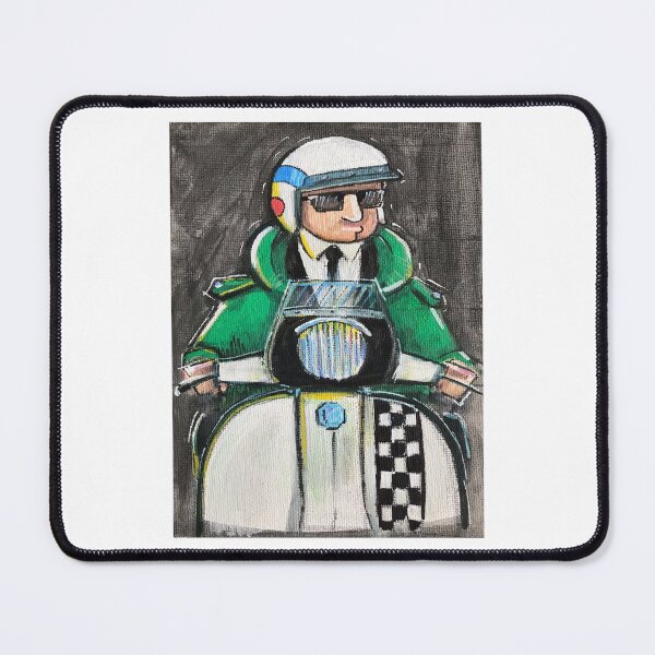 Item preview, Classic Scooter | Vintage Scooter Riders | Scooterist, Retro Mod Inspired Art designed and sold by GWARTGB.