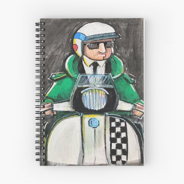 Item preview, Classic Scooter | Vintage Scooter Riders | Scooterist, Retro Mod Inspired Art designed and sold by GWARTGB.