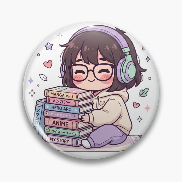 Item preview, chatty about anime designed and sold by EachPage Designs.