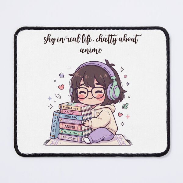 Item preview, chatty about anime designed and sold by EachPage Designs.