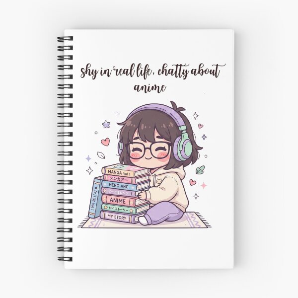 Item preview, chatty about anime designed and sold by EachPage Designs.